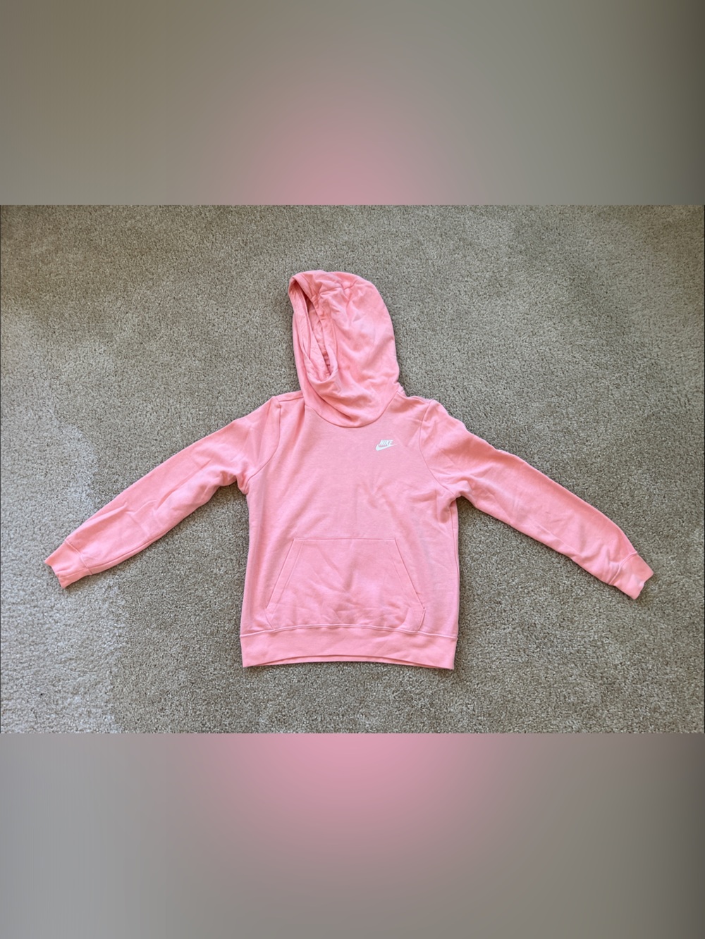 Nike Orange/Pink Sweatshirt, size S, EUC